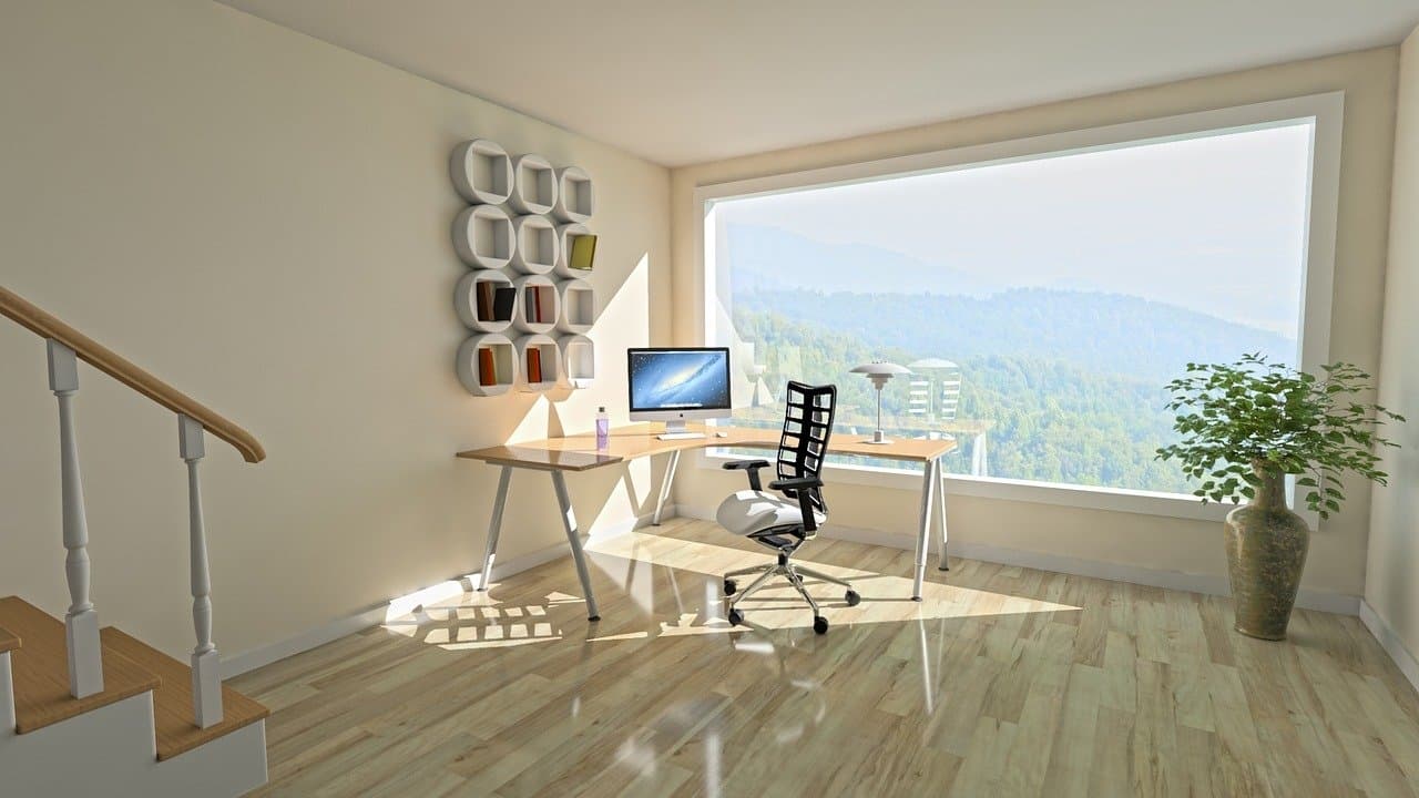 Clean home office